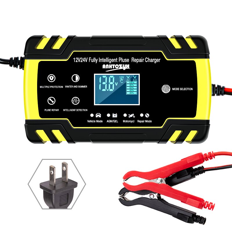 Car Battery Charger with Pulse Repair