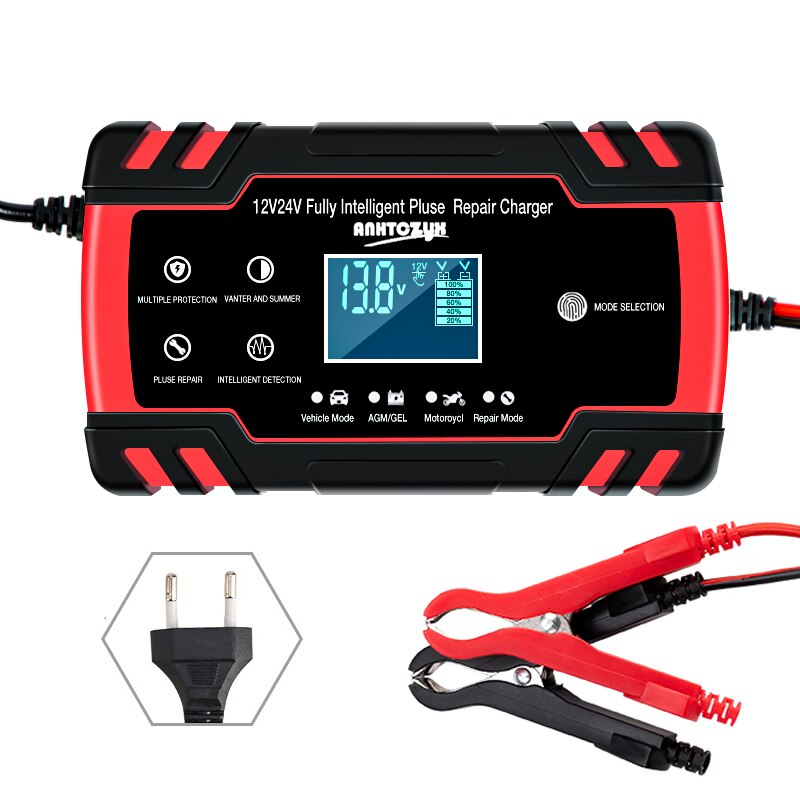 Car Battery Charger with Pulse Repair